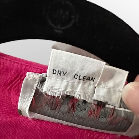 Talbots Petites 2 piece career suit set in hot pink short sleeve suit jacket & s - Picture 4 of 9